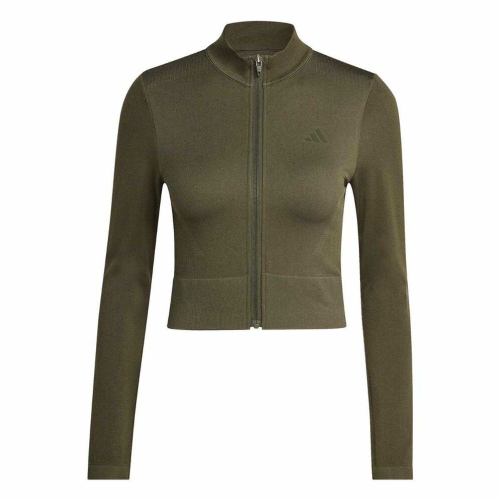 Adidas Womens/Ladies Climacool Workout Jacket / Khaki Tone